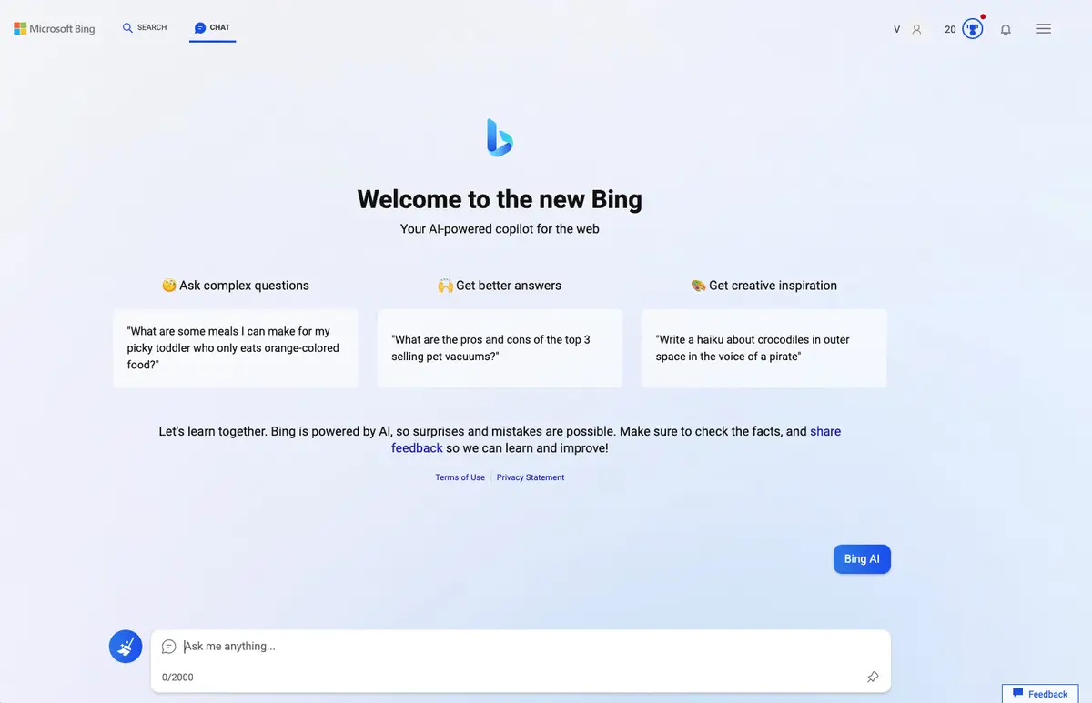 bing ai