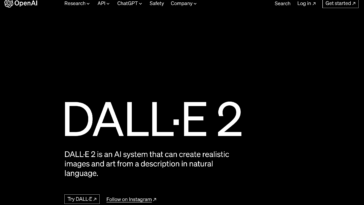 Dall-E-2 image generation AI tool.