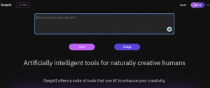 Deep AI image generation tool.