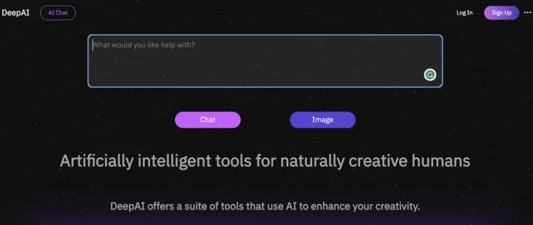 Deep AI image generation tool.