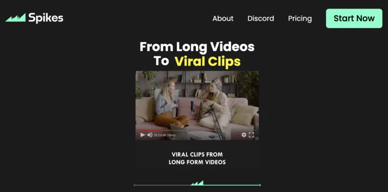 Spikes Studio AI to trim, edit videos.