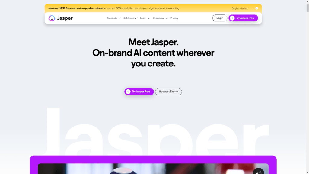 AI Tools for Productivity: Jasper AI