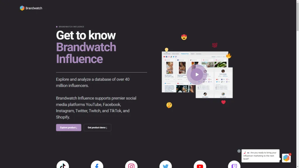 AI Tools for Marketing: Brandwatch Influence