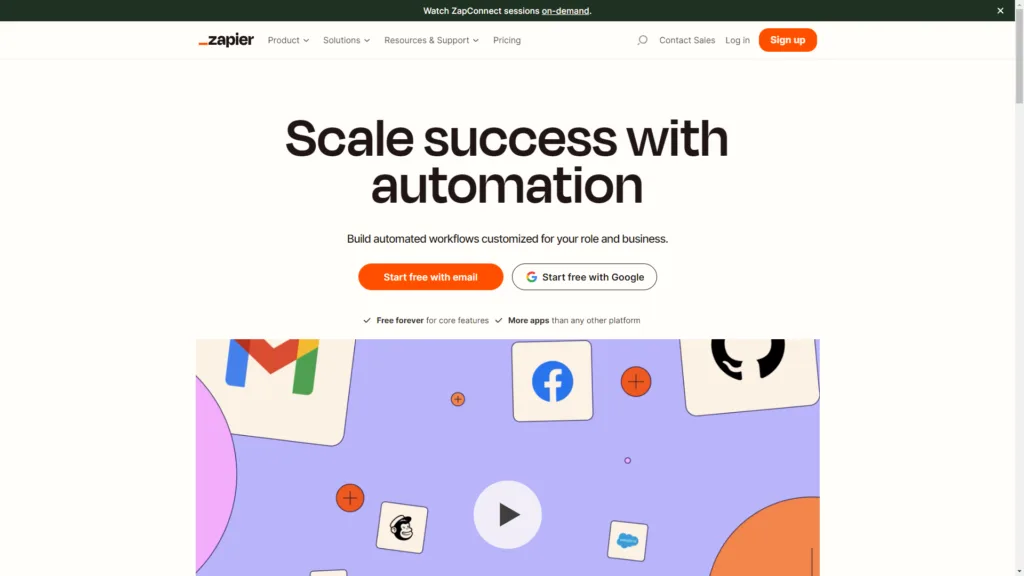 AI Tools for Marketing: Zapier