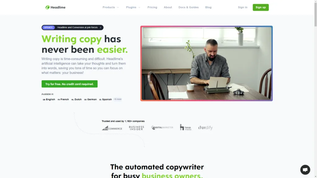 AI Tools for Marketing: Headlime