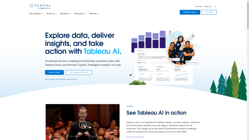 Top AI Tools for Research: Tableau