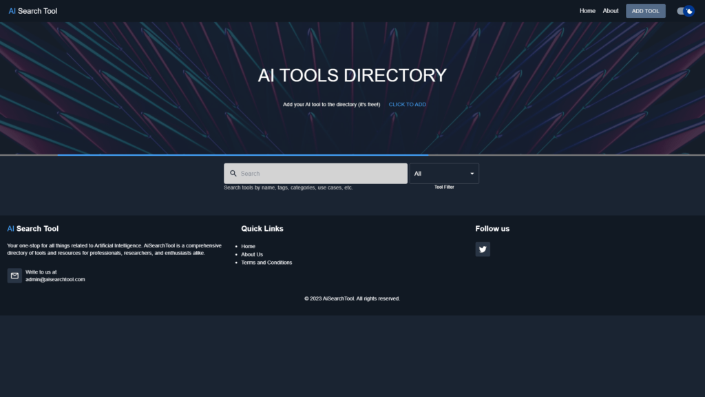 AI Tools Directory: AiSearchTool.