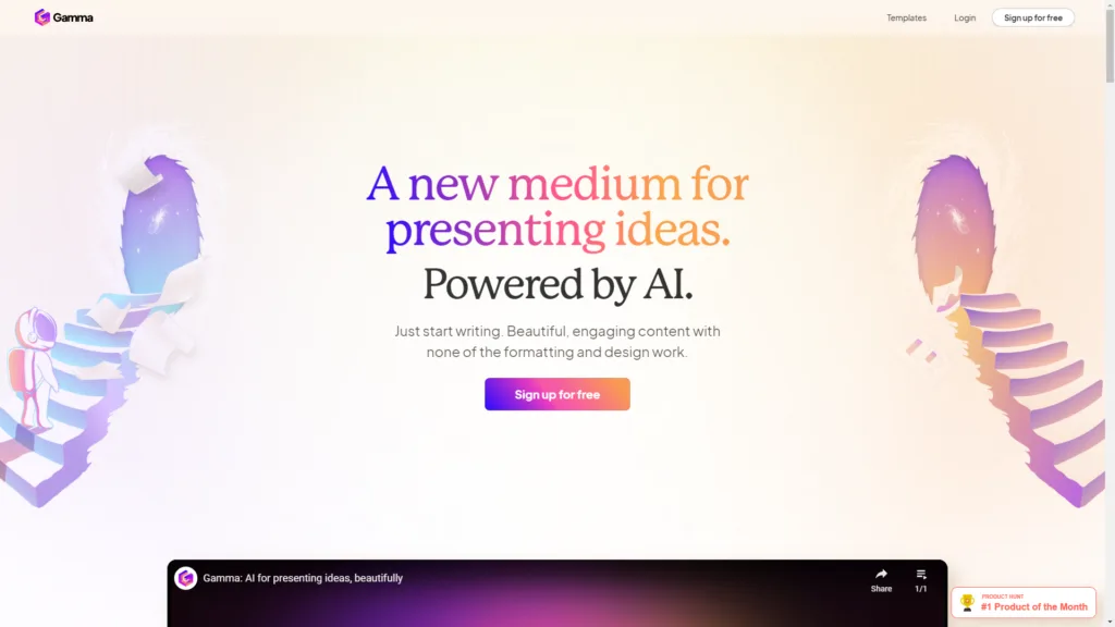 Top AI Tools for Productivity: Gamma