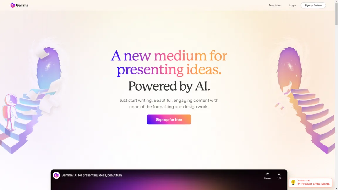 Top AI Tools for Productivity: Gamma