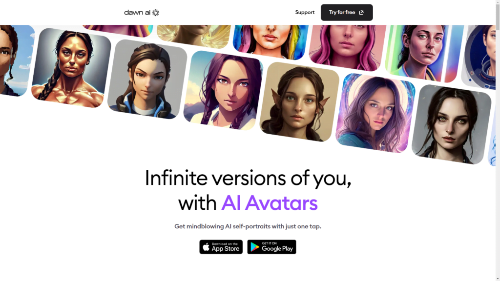 Top AI Tools For Avatars: Dawn AI