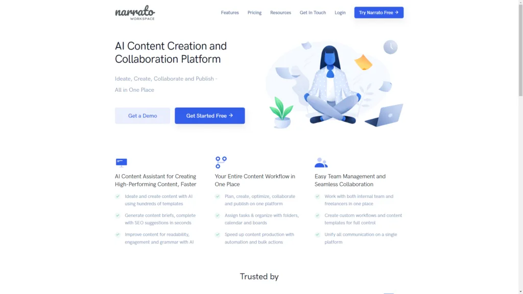 Top AI Tools for Content: Narrato