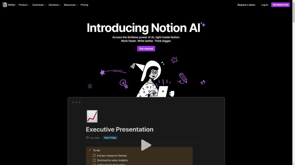 AI Tool for Business: Notion AI.