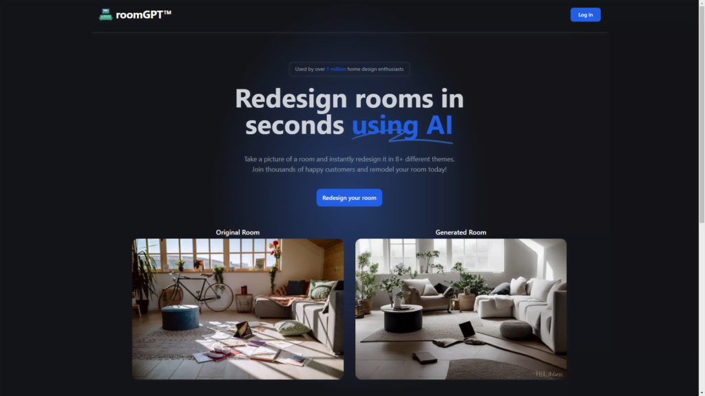 AI Tool for Business: Room GPT AI Room Designer.