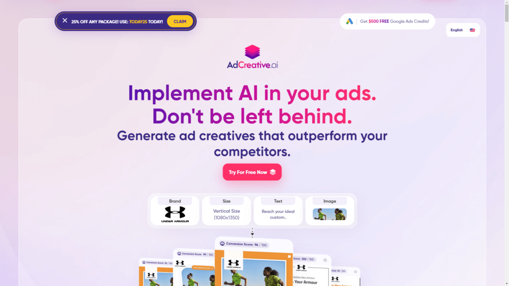 AI Tool for Business: adcreative.ai.