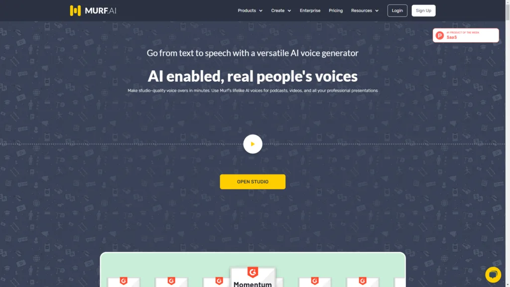 Top AI Tools for Content: Murf AI