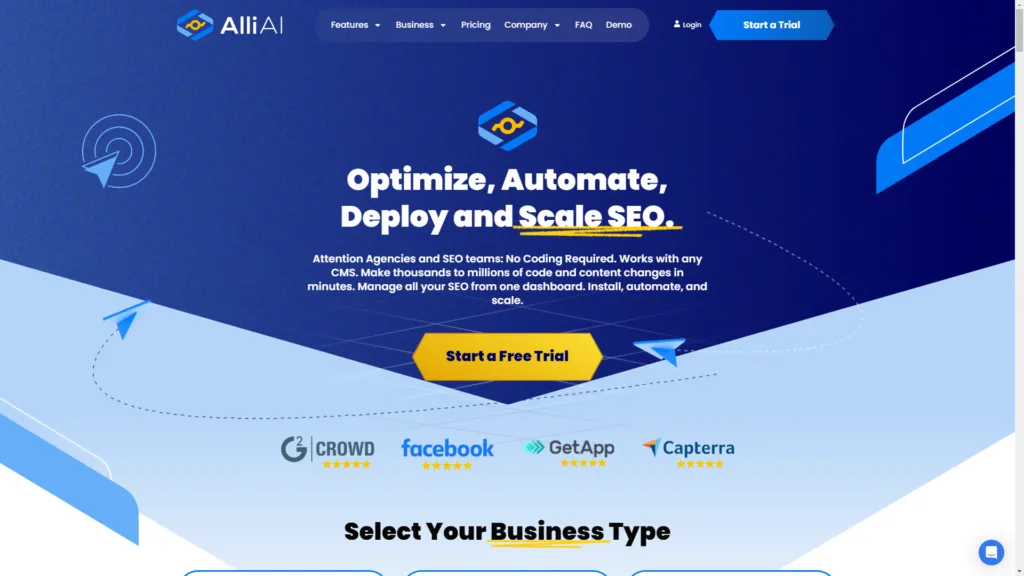 Top AI Tools for SEO: Alli AI
