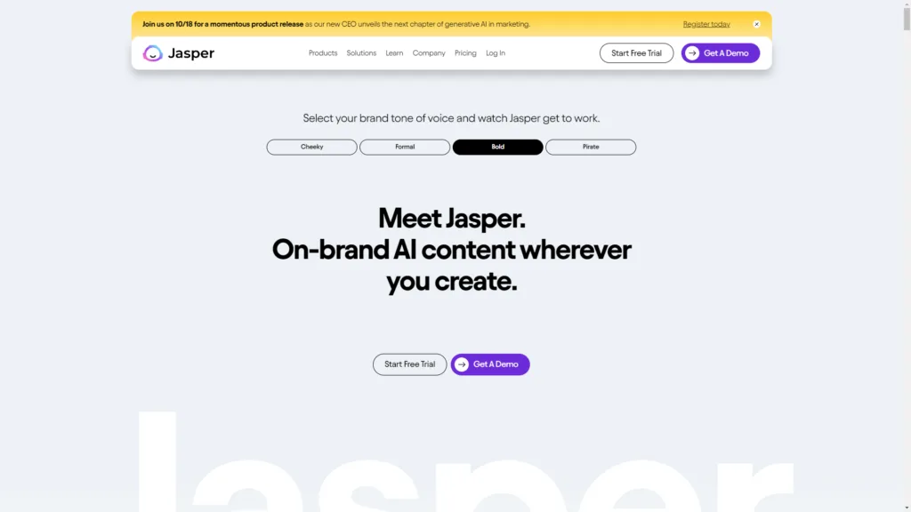 Top AI Tools for SEO: Jasper