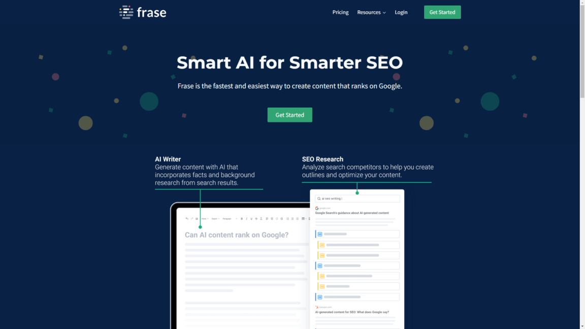 Top AI Tools for SEO: Frase