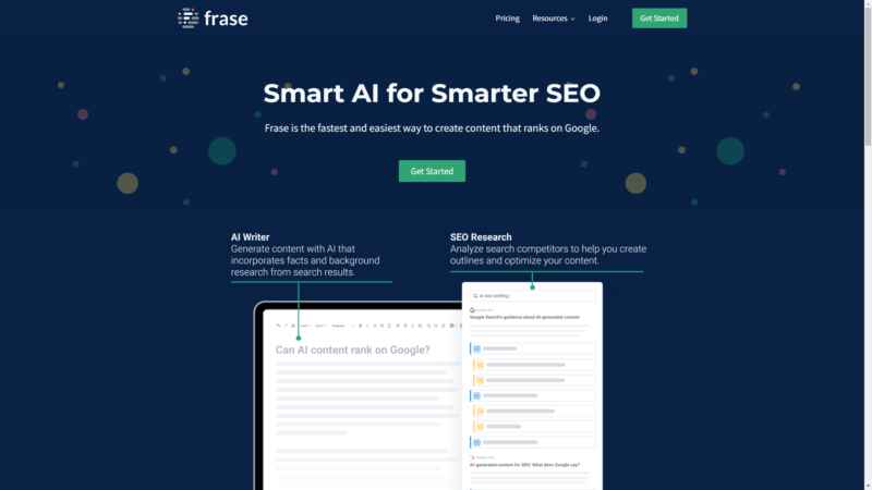 Top AI Tools for SEO: Frase