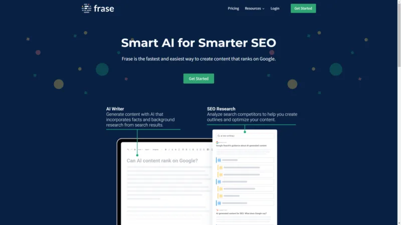 Top AI Tools for SEO: Frase