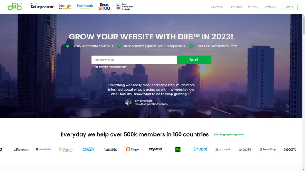 Top AI Tools for SEO: Diib