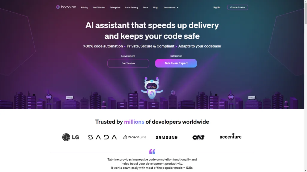 Top AI Tools for Developers: Tabnine