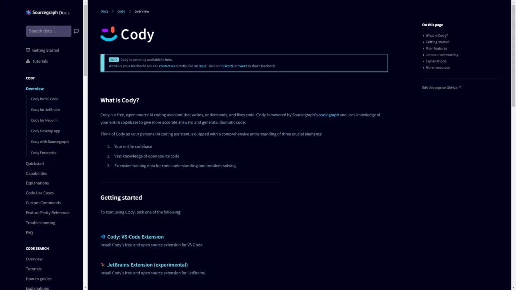 Top AI Tools for Developers: Sourcegraph Cody