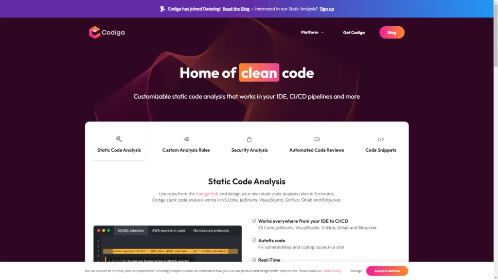 Top AI Tools for Developers: Codiga