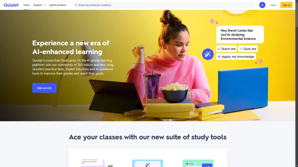 AI Tool for Teachers: Quizlet