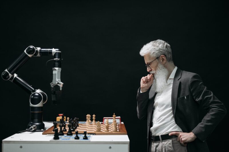 An AI Tool is getting training.