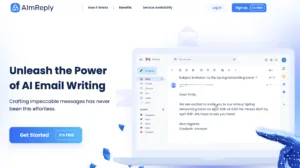 AImReply, the AI powered email writing tool.
