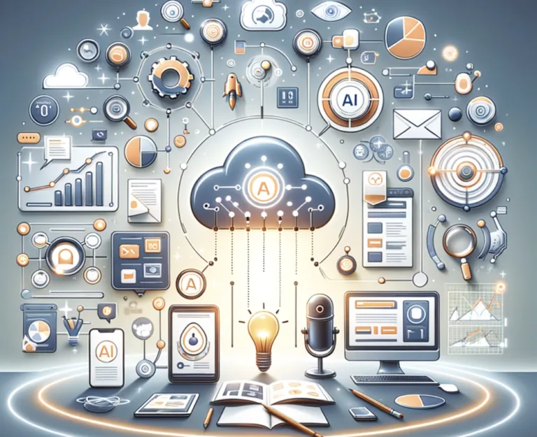 Image: Content marketing for AI SaaS.