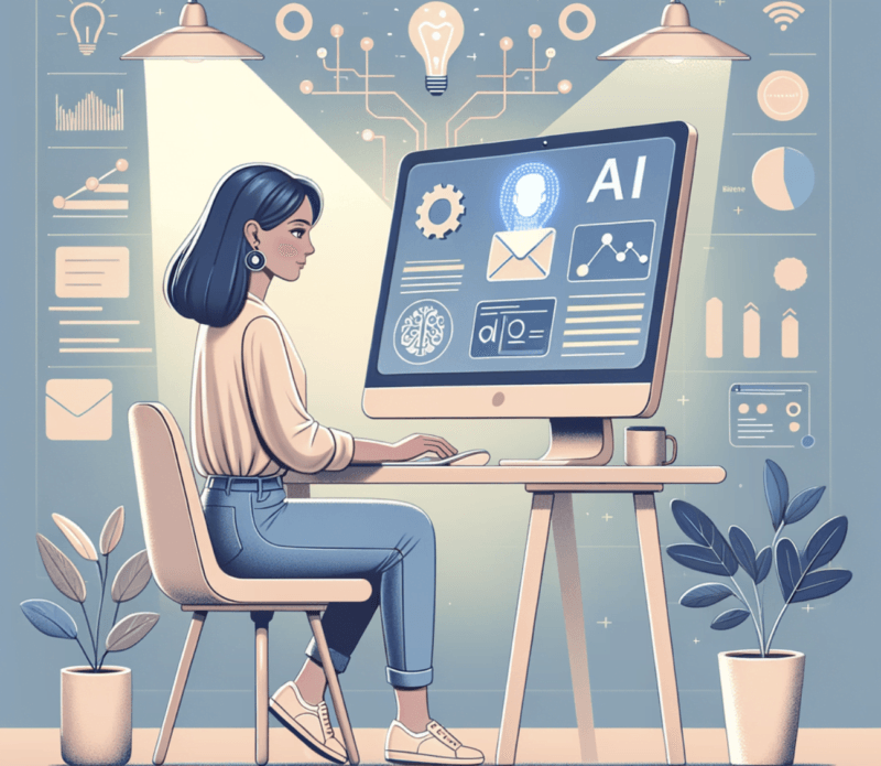 Image: Email Marketing for AI Tool Promotion.