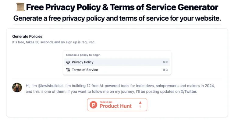 Policies by AI