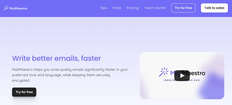 MailMaestro AI.
