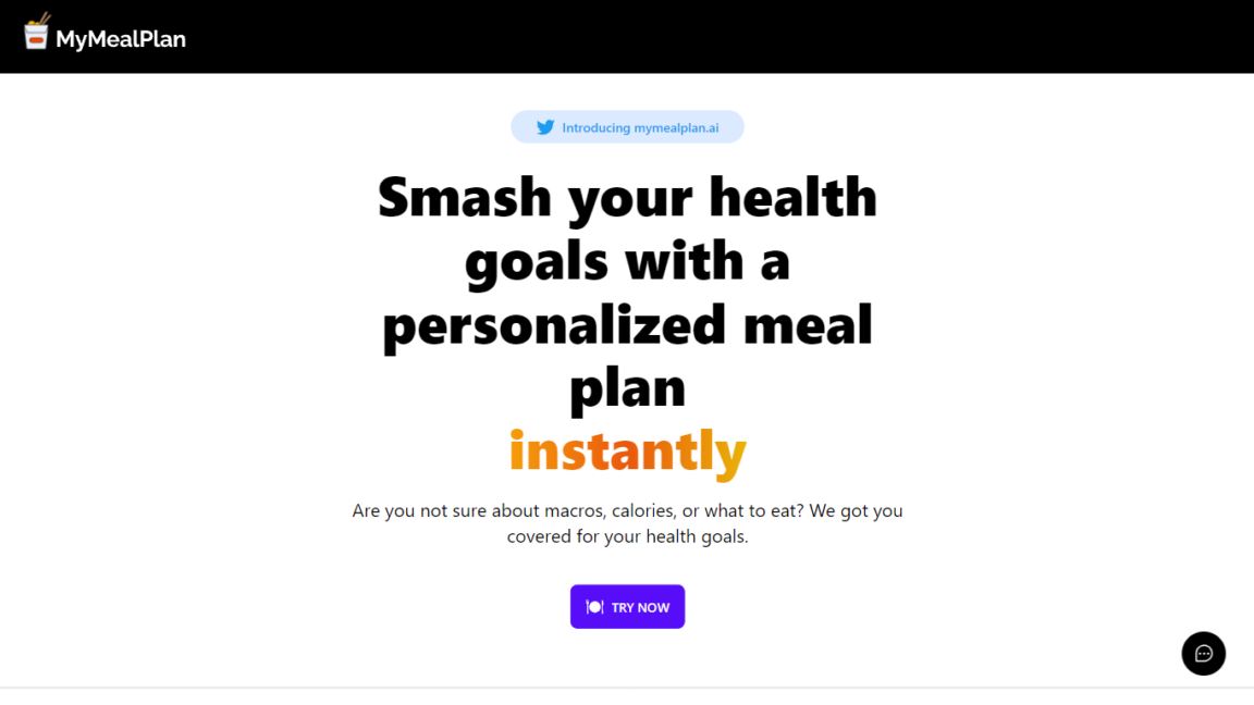 MEAL PLANNER BASED ON CALORIES AND MACROS