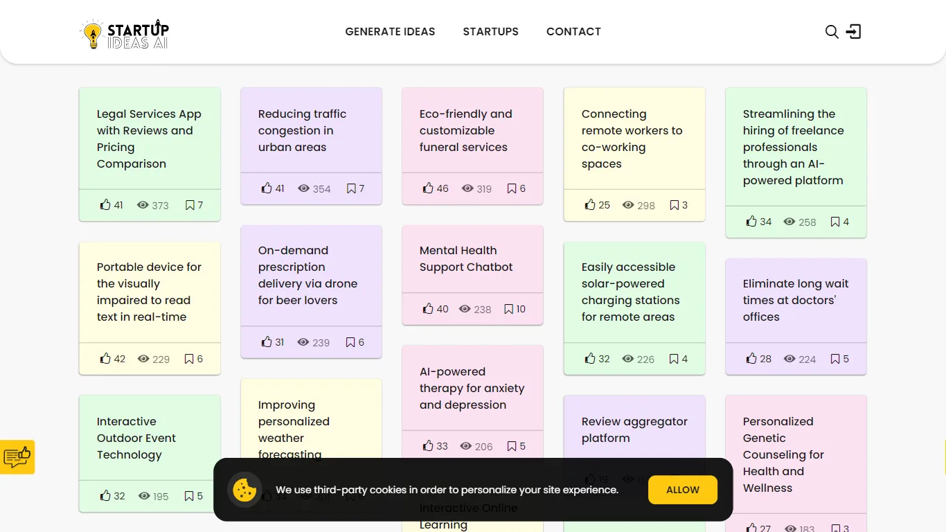 Startup Ideas AI