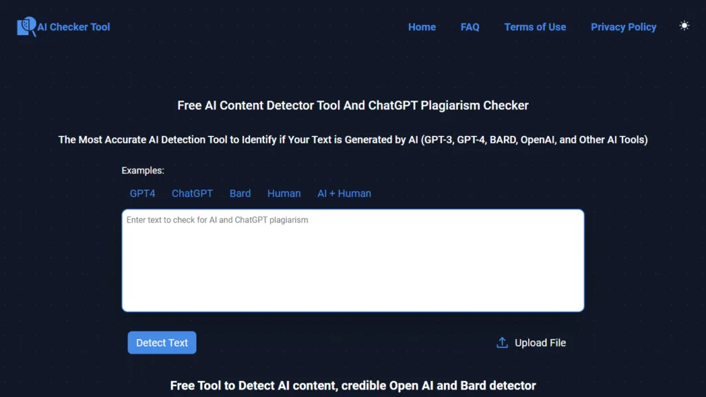 AI Checker Tool
