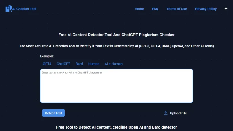 AI Checker Tool