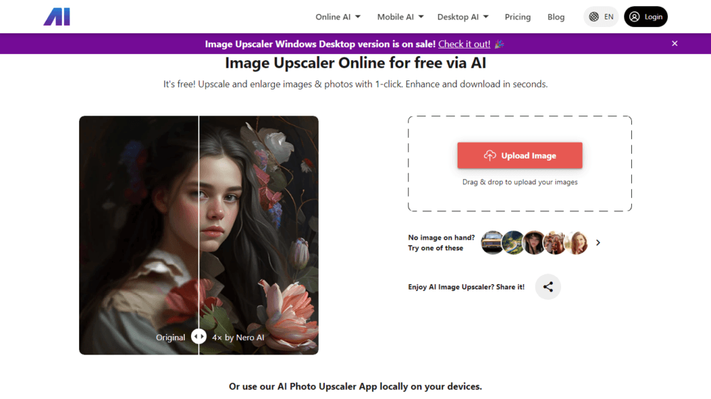 AI Image Upscaler By Nero