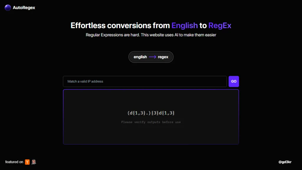 AutoRegex