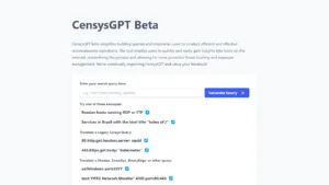 CensysGPT Beta