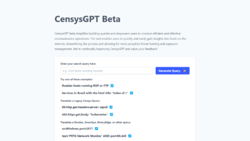 CensysGPT Beta
