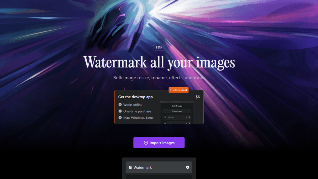 Mark My Images AI