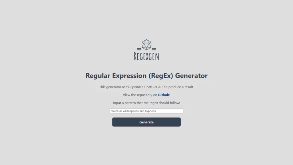 regEx Generator