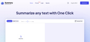 Summary Generator AI.