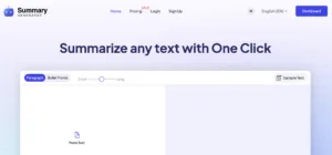Summary Generator AI.