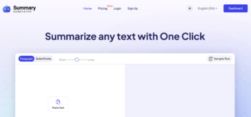 Summary Generator AI.