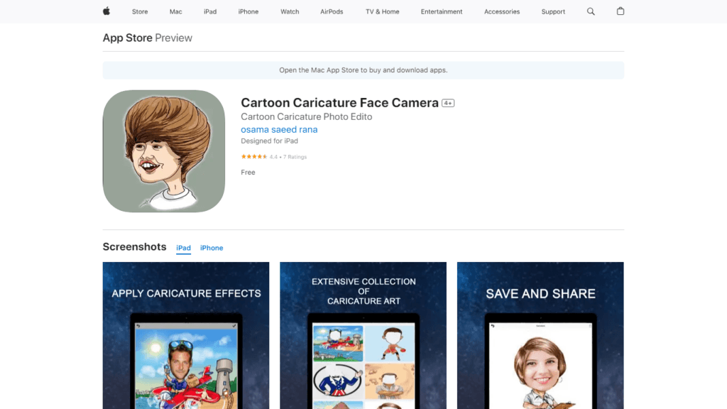 ‎Cartoon Caricature AI
