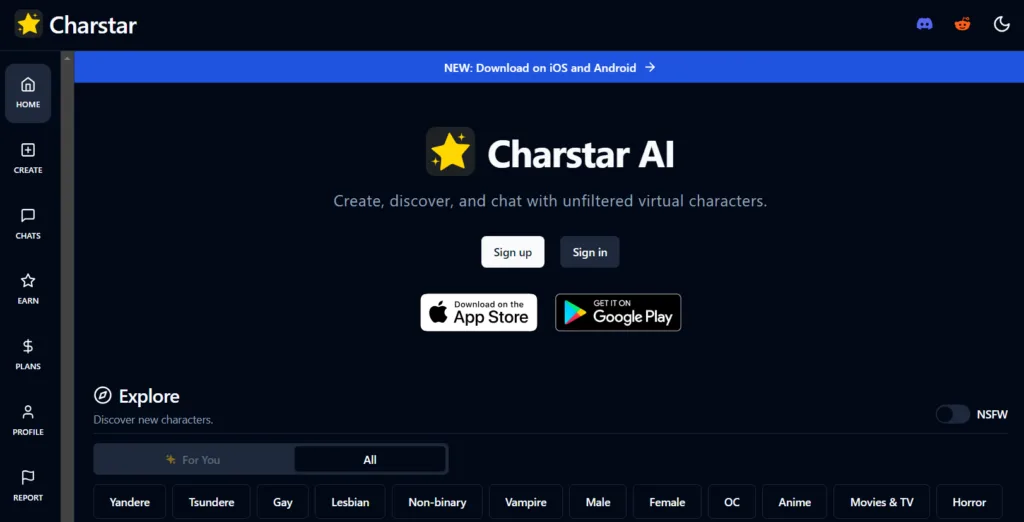 Charstar AI.